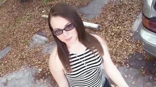 Tiny cutie with big booty doggystyled in the pawnshop