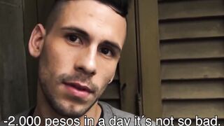 SayUncleNetwork.com - Outdoor gay seduction turns Latin hetero man into a cock lover