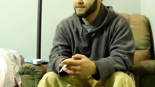 JoeSchmoeXXX.com - Horny Badass stops by to stroke out a huge load