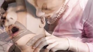 HETEROFLEXIBLE - Hung Femboy Foxy Alex Gets SANDWICH PLOWED By Hunk Mateo Tomas & Fem BFF Benny Fox