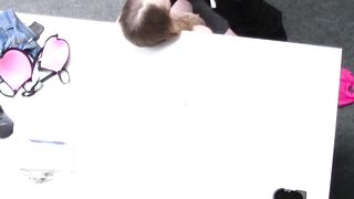 Young perp Violet Storm riding police cock to avoid jail