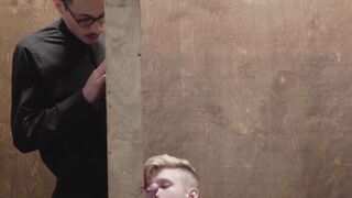 FatherXXX.com - Twink's wet blowjob leads to a raw, religious experience with a horny