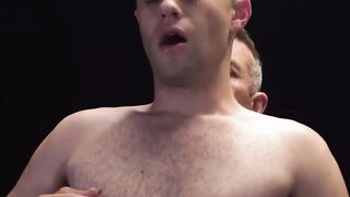 GayForSale.com - Kinky twink moans loudly during intense anal play with a big glass d