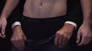 GayForSale.com - Kinky twink moans loudly during intense anal play with a big glass d