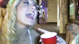 Debaucherous teenagers eat pussy before strapon sex