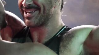 FalconsXXX.com - Three muscular hunks raw pounding and cock sucking in a wild club sc
