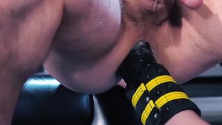 Issac Lins asshole is ready to receive the full fist of Cody Winter