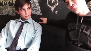 Adorable dudes Latin Dave and Ayun gobbles each others dick until one of them cums