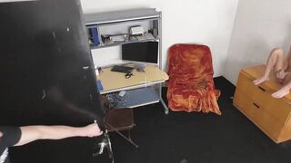 Hunk officer Papi Marcos disciplines cute Ander Wolfson by ass pounding him