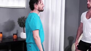 Straight Derek Allen gets his ass filled with Jace Starr big dick