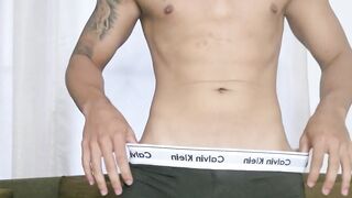 Wanking a big latin dick on webcam