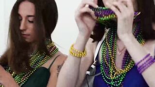 KInky teens Ava Davis and Venice Rose are partying too hard with their horny stepbros