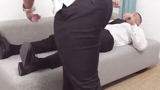 MaleFeetXXX.com - Lustful Dan Edward's revenge: worshiping and sucking his hunky budd