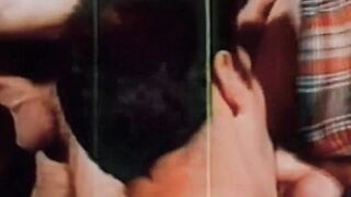 Vintage stunner Keith Anthoni joins a full fledged orgy of mainly sucking and dick be