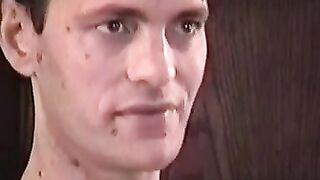 MenWorkinXXX.com - Skinny twink enjoys stroking his hairy long sword solo
