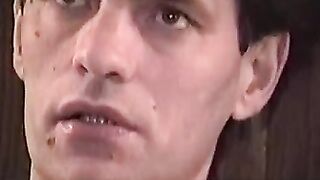 MenWorkinXXX.com - Skinny twink enjoys stroking his hairy long sword solo