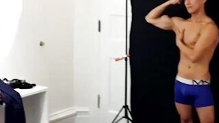 Handsome model Rico Fuerte gives the camera a private show
