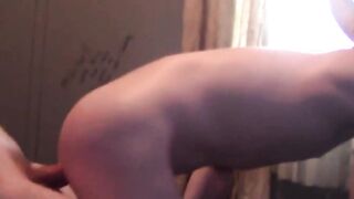 Tattoed handsome barebacks a handsome twink as he moans loudly
