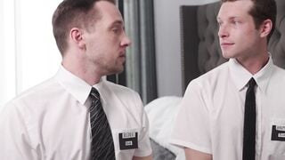 HETEROFLEXIBLE - Pure Religious Roommates Benjamin Blue & Mark Blue Have HUGEST Erotic Urge