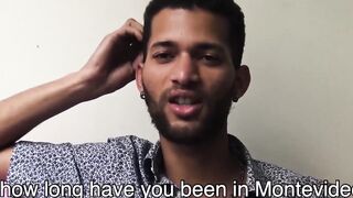SayUncleNetwork.com - Cute Latin dude's gay anal introduction and cum swallowing