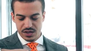 Suit hunk Jonathan Miranda bangs art dealer after rimming Hoe 2