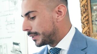 Suit hunk Jonathan Miranda bangs art dealer after rimming Hoe 2
