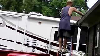 JoeSchmoeXXX.com - Matt stops by to help out around the place in a special way