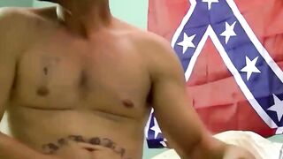 JoeSchmoeXXX.com - Billy Bob wanks his cock before spraying out a cumload
