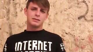 BoyDesire.com - Twink's wild threesome with massive cocks ends in a sticky mess