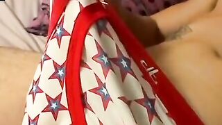 TwinkUndie.com - Solo young jock Kelly Cooper's undies tease and jerk off