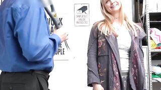 Sarah Vandella caught shoplifting and hammered by security