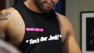 FalconsXXX.com - Muscular hunk rimming stud's tight hole before a raw anal fuck sessi