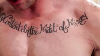 NextDoorXXX.com - Tattooed bum driller smashes his jock boyfriend in the kitchen in a