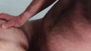 HotFamilyPorn.com - Stepdad James Fox bangs stepson Try Hardt in gym shower