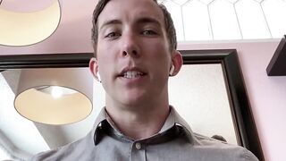 My well built stepbrother Johnny Ford eats my dick while Im on a virtual meeting Hoe 2