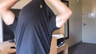 This long haired guy Armond Rizzo rides my cock until I release a fountain of cum