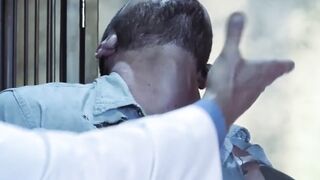 Dominant Dr Hugh Hunter anal breeds and fists gay bot Teddy Bryce