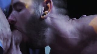 Dominant Dr Hugh Hunter anal breeds and fists gay bot Teddy Bryce