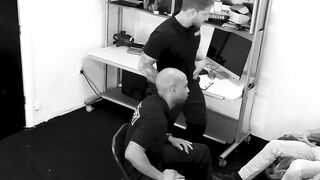Two sweet perps Nico Nova and Ty Roderick get their holes filled with massive guard c