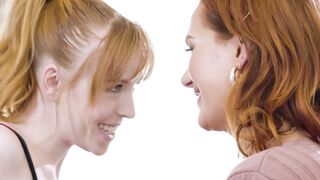 Tiny stepdaughter Madi Collins is RIMMED by stepmom Siri Dahl
