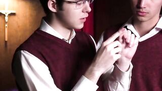 FatherXXX.com - Sacred bareback session with holy candle play