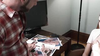 IncestGay.com - Hungry twink sucks and licks stepdads big balls