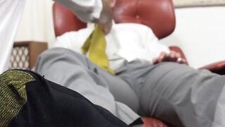 MaleFeetXXX.com - Lustful Rikk's intense sniffing and licking of every inch of hottie