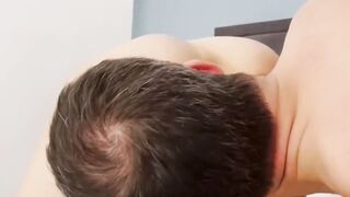 Skinny Slut Grace groans while being hard fucked by Luke