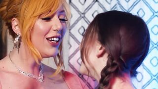 MOMMY'S WOMEN - Slim Masseuse Lily Larimar Has MAJOR Crush On Cutie Ginger cougar Lauren Phillips