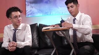 BreedingLatino.com - Latino twink in shirt and tie gets stripped and raw fucked