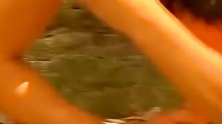 Sweet homosexual guys have hardcore anal sex in forest