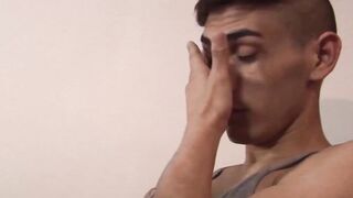 DaddyBreeding.com - Twink yearns for daddy's big cock in his tight shaved hole until