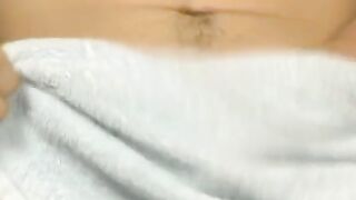 Skinny twink spilling hot jizz in after shower masturbation Hoe 2