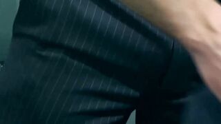 Suit and tie Denis Vega pounded doggystyle after deepthroat Hoe 2